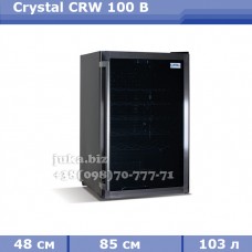 Холодильна шафа вітрина для вина Crystal CRW 100 B